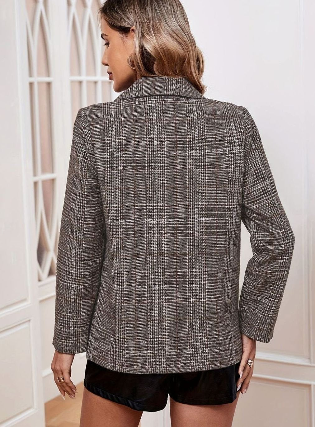 Harlow | Checked Tailored Blazer