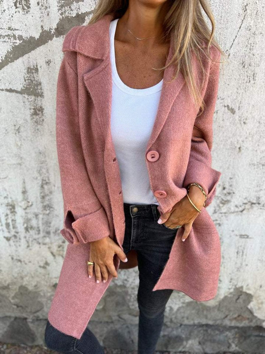 Coralie | Relaxed Longline Lapel Coat
