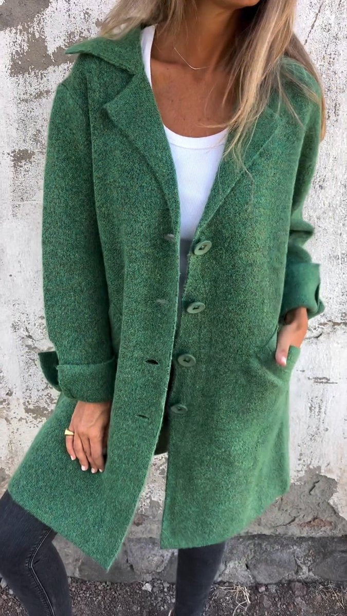 Coralie | Relaxed Longline Lapel Coat