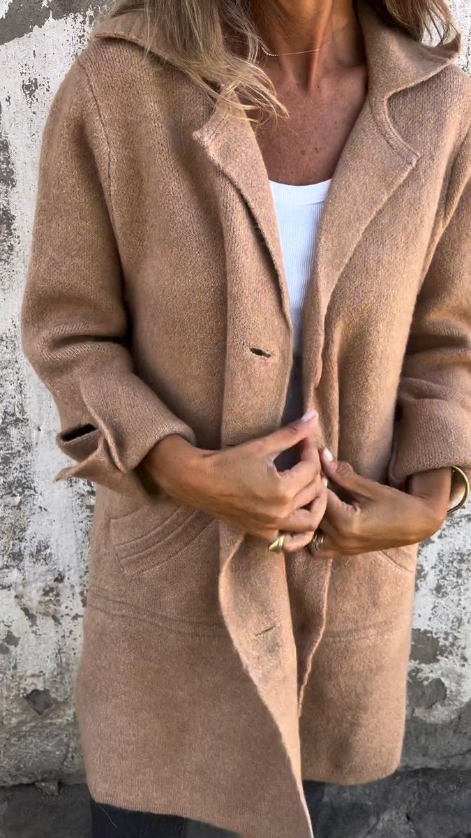 Eugenie | Relaxed-Fit Long Lapel Coat