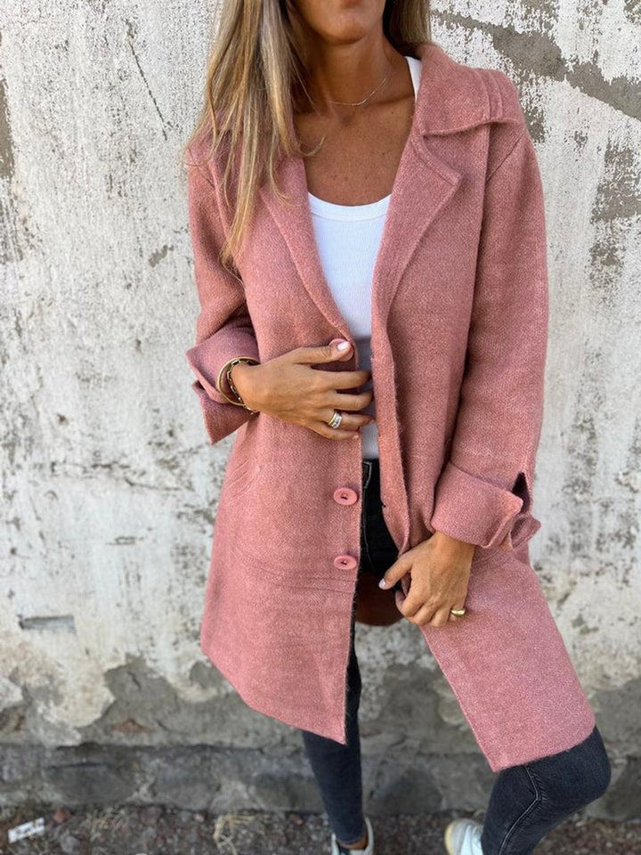 Coralie | Relaxed Longline Lapel Coat