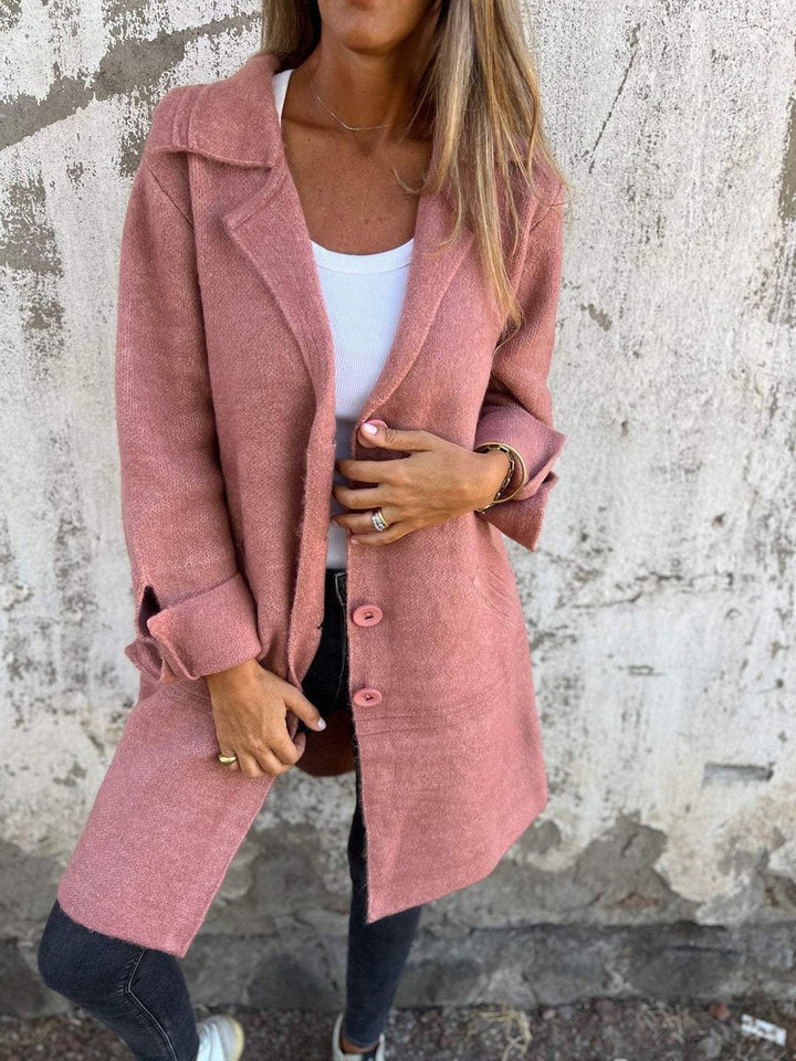 Coralie | Relaxed Longline Lapel Coat