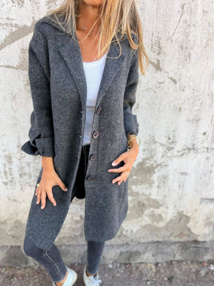 Eugenie | Relaxed-Fit Long Lapel Coat