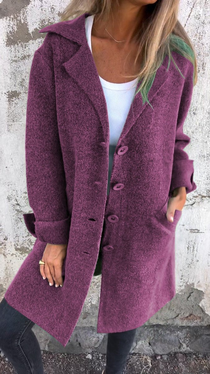 Eugenie | Relaxed-Fit Long Lapel Coat