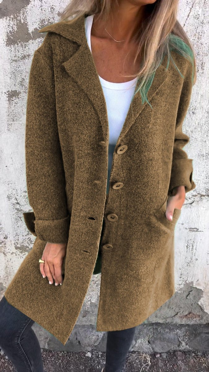 Coralie | Relaxed Longline Lapel Coat