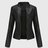 Delia | Slim-Fit Stand-Collar Zip Jacket