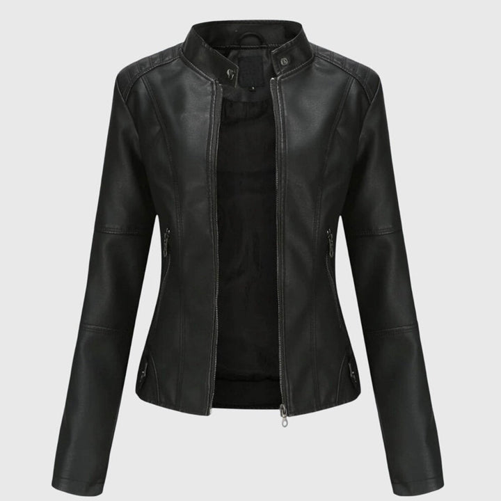 Delia | Slim-Fit Stand-Collar Zip Jacket