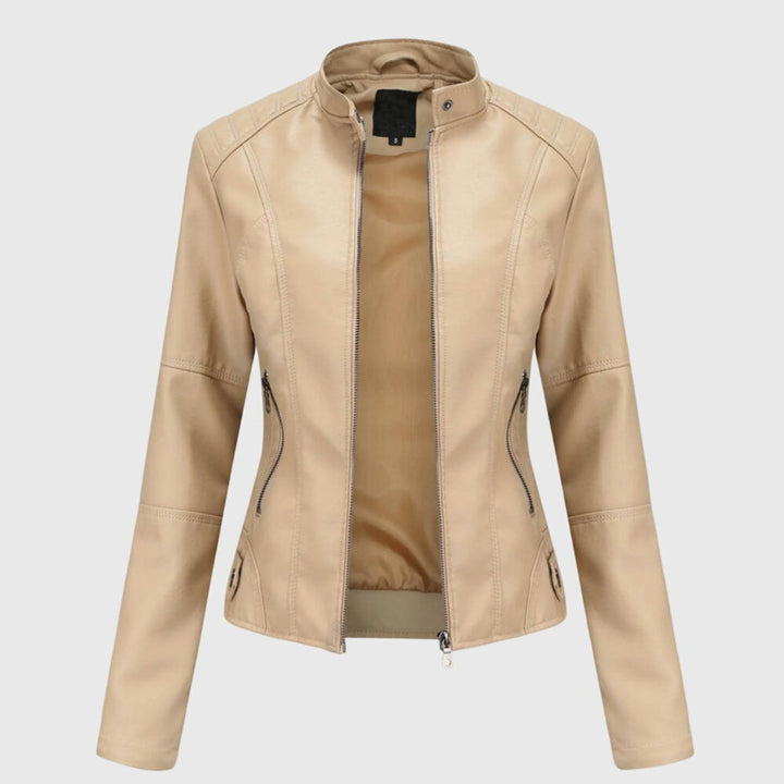 Delia | Slim-Fit Stand-Collar Zip Jacket