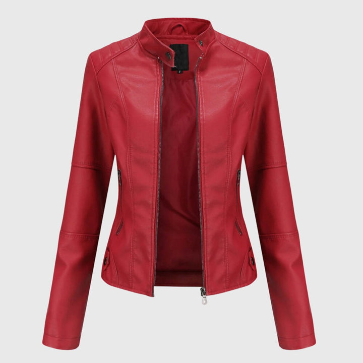 Delia | Slim-Fit Stand-Collar Zip Jacket