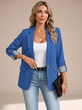 Tatiana | Rolled-Cuff Tailored Blazer