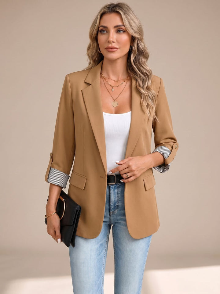 Johanna | Rollable-Sleeve Soft-Tailored Blazer