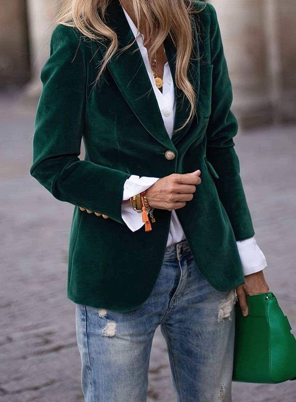 Marianne | Tailored Single-Button Blazer