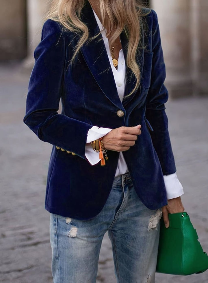Marianne | Tailored Single-Button Blazer