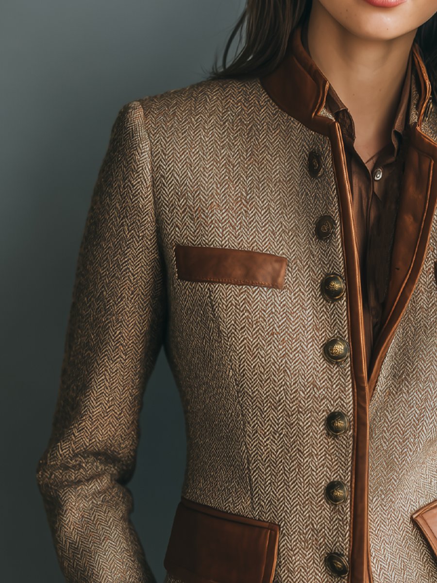Emily | Heritage Herringbone Country Jacket