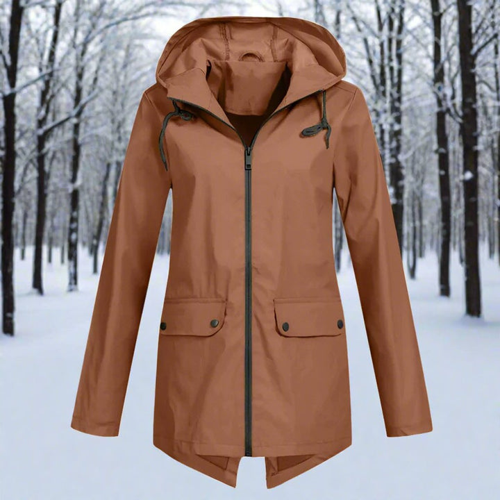 Cerys | Hooded Longline Rain Jacket