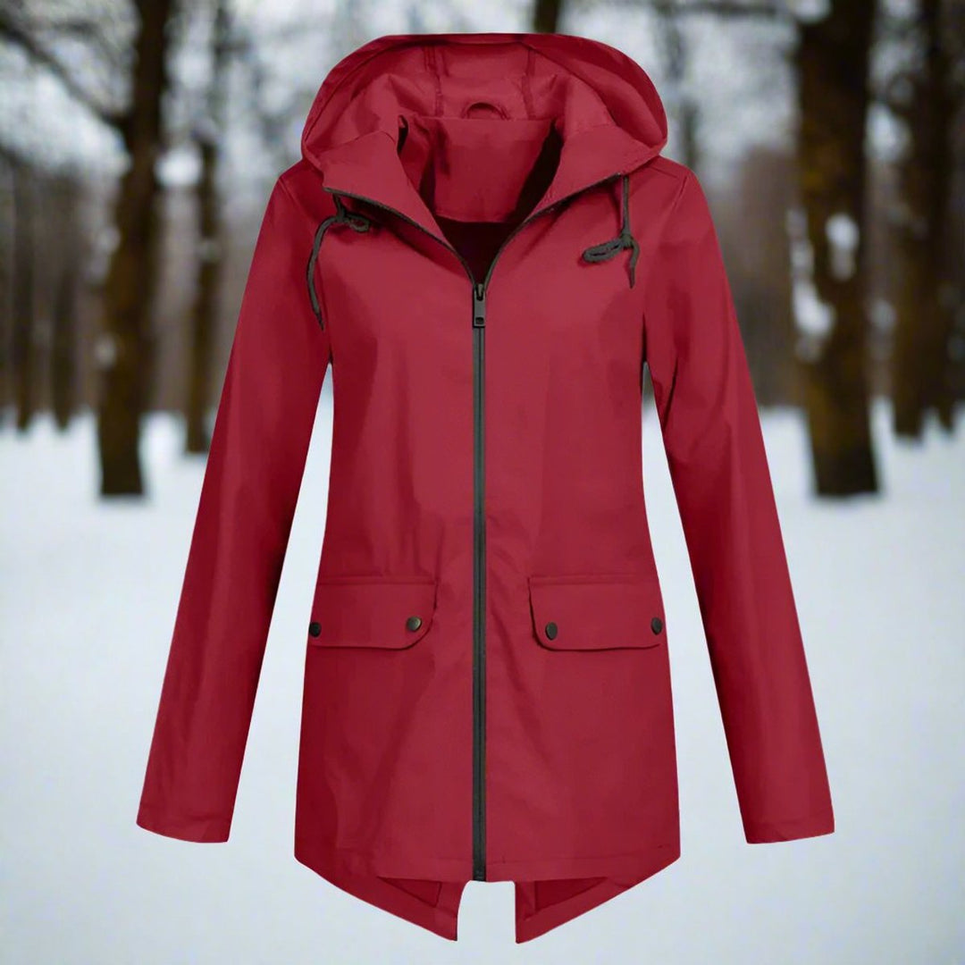 Cerys | Hooded Longline Rain Jacket