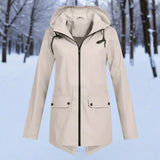 Cerys | Hooded Longline Rain Jacket