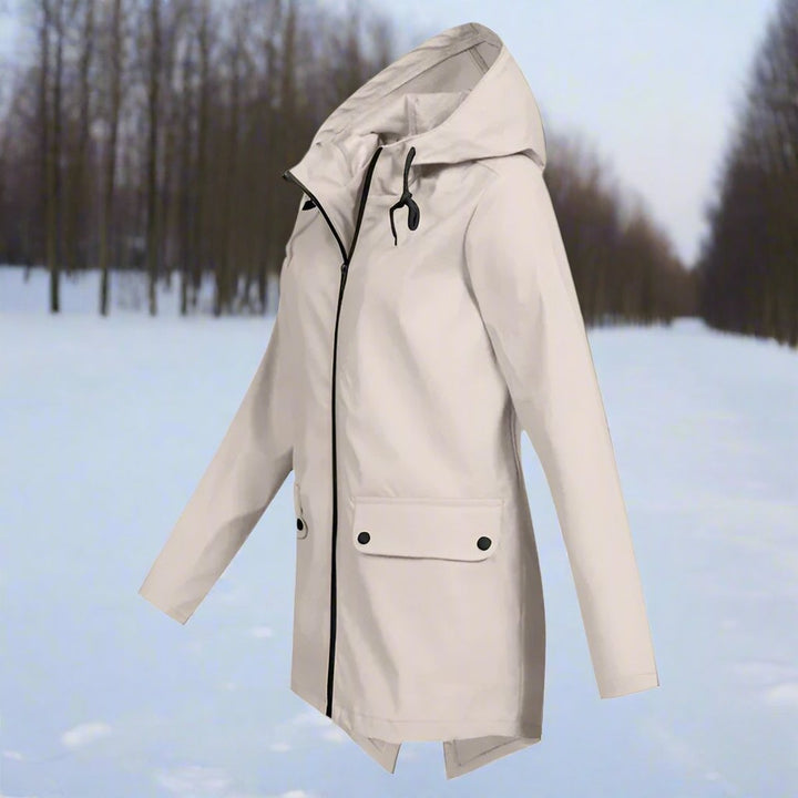 Carmen | Longline Hooded Rain Jacket