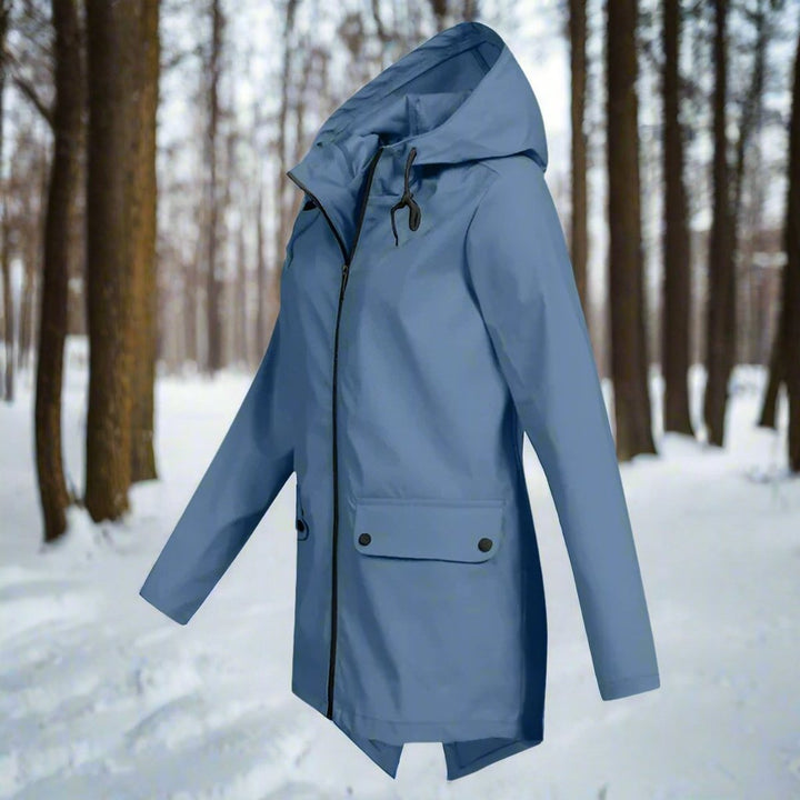 Pippa | Weatherproof Hooded Longline Jacket
