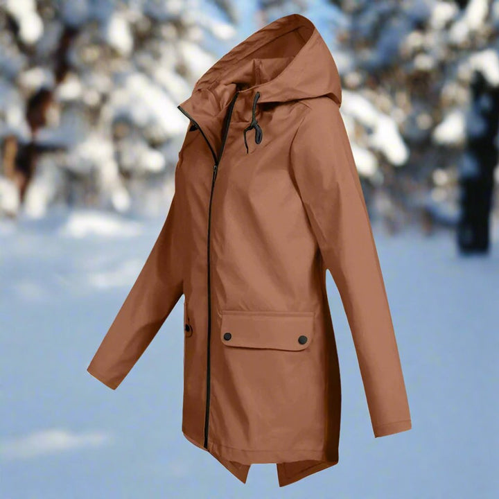 Cerys | Hooded Longline Rain Jacket