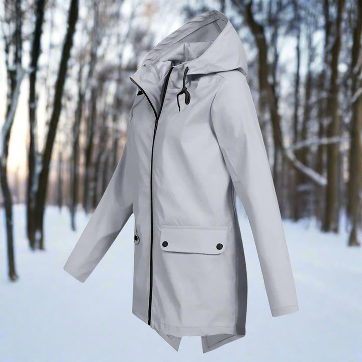 Cerys | Hooded Longline Rain Jacket