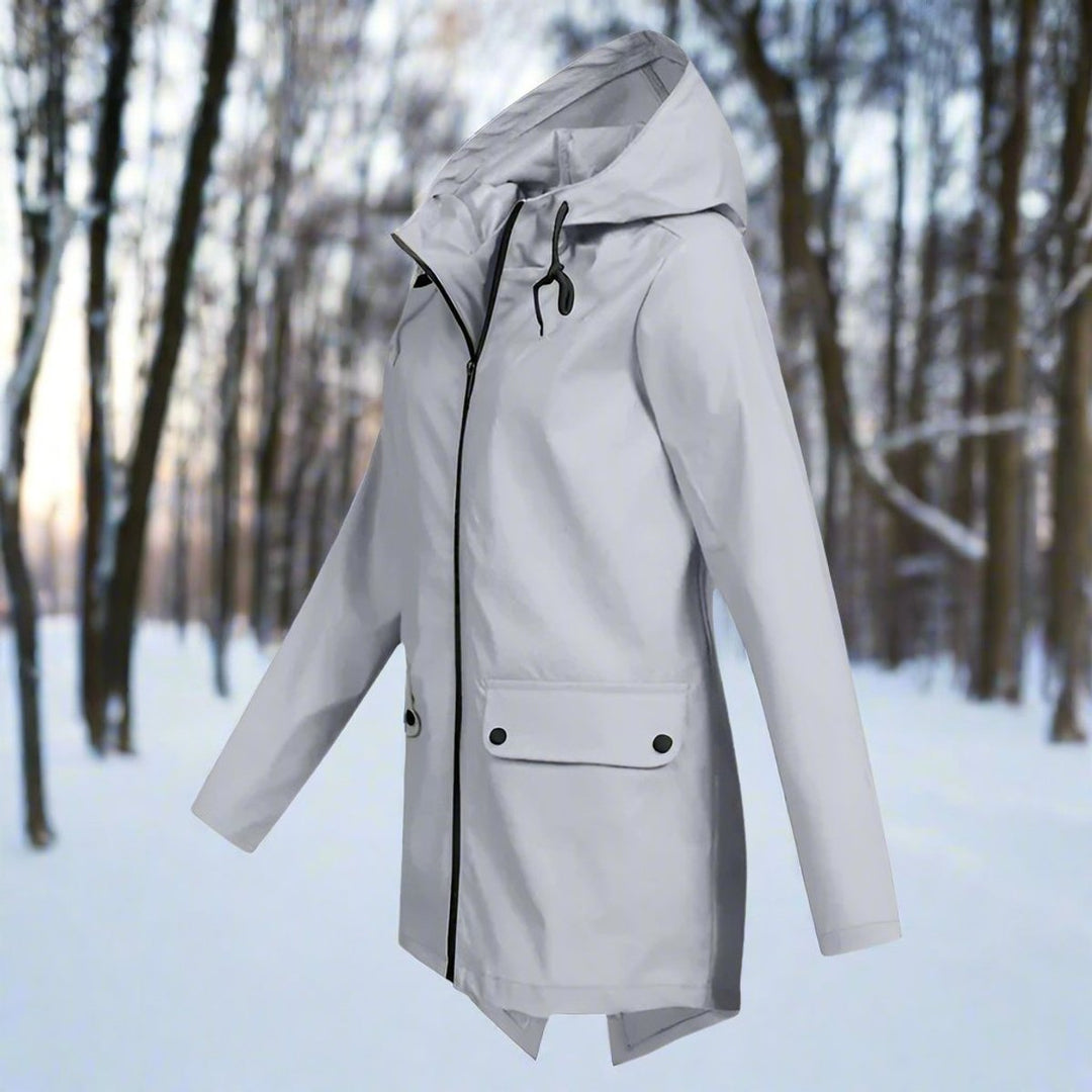 Carmen | Longline Hooded Rain Jacket