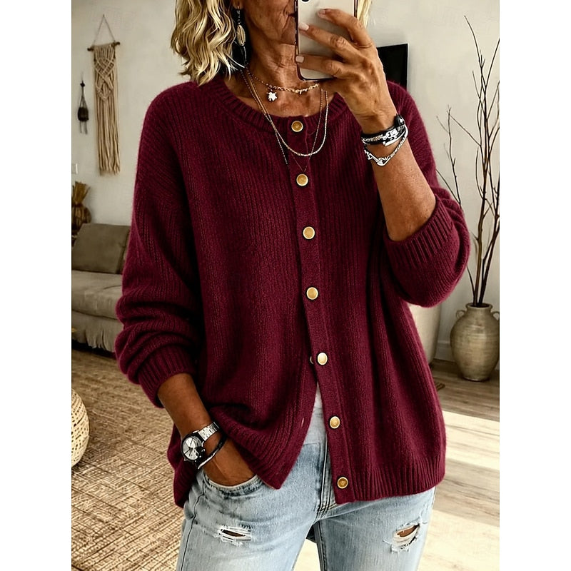 Aveline | Soft Button-Front Cardigan