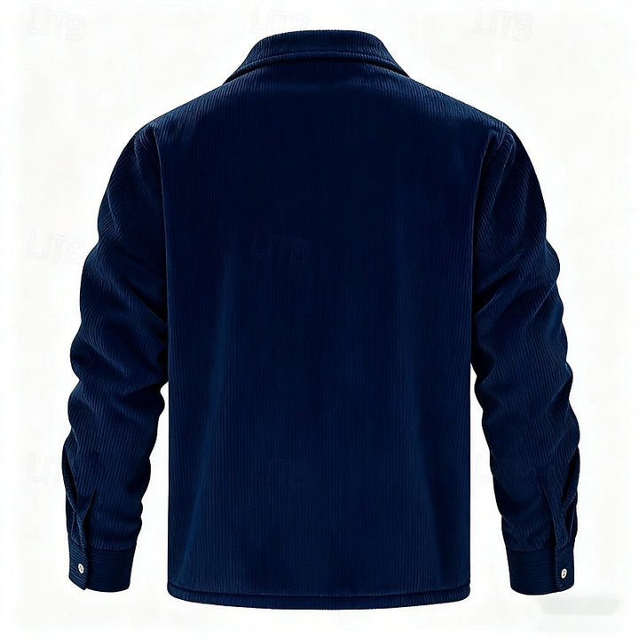 Garrett | Rugged Textured Overshirt Jacket