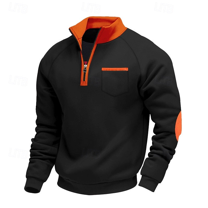 Warren | Quarter-Zip Pocket Sweatshirt