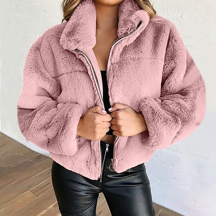 Odile | Cosy Cropped Zip Jacket