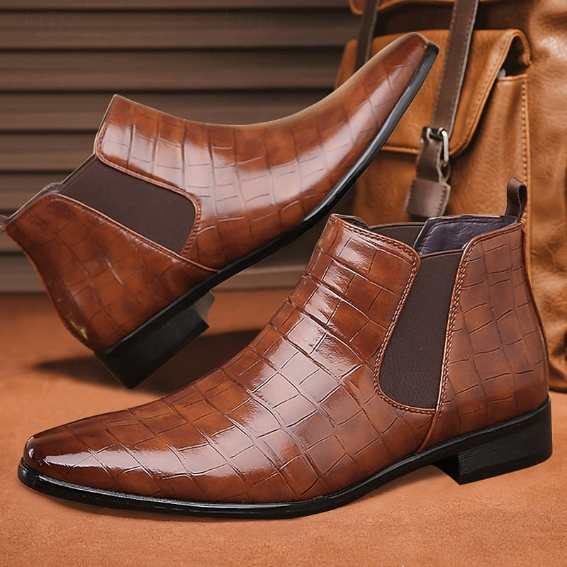 Nathan | Polished Chelsea Boots