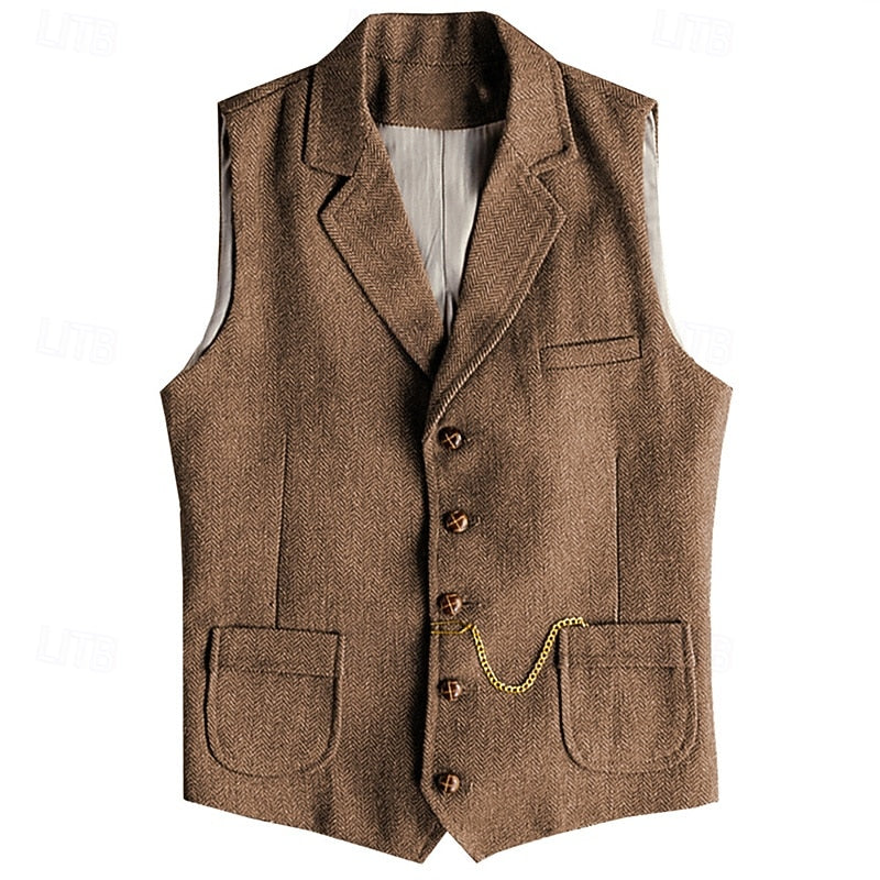 Nathaniel | Tailored Single-Breasted Waistcoat
