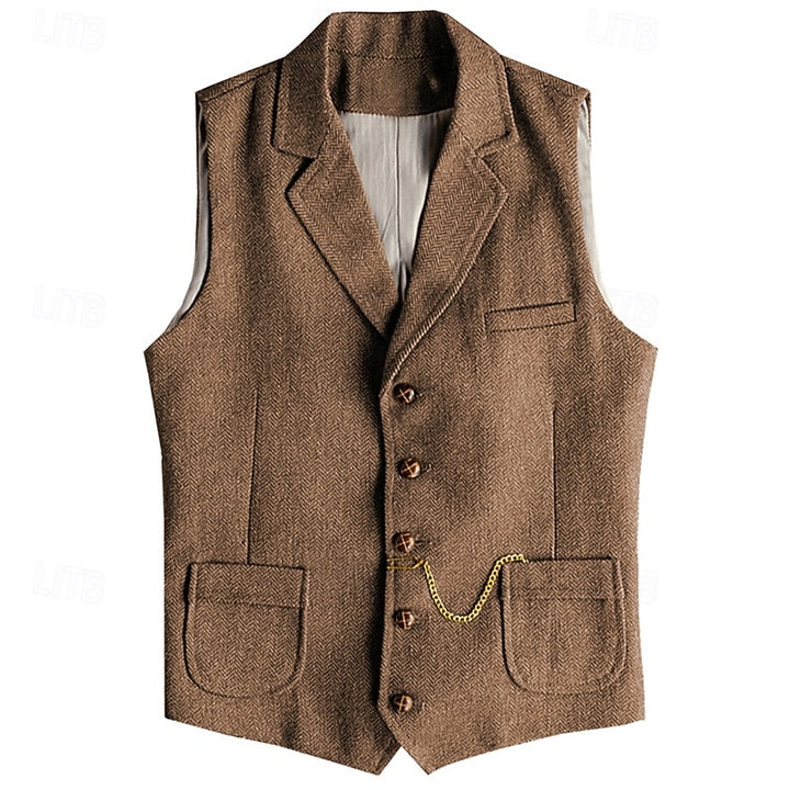 Nathaniel | Tailored Single-Breasted Waistcoat