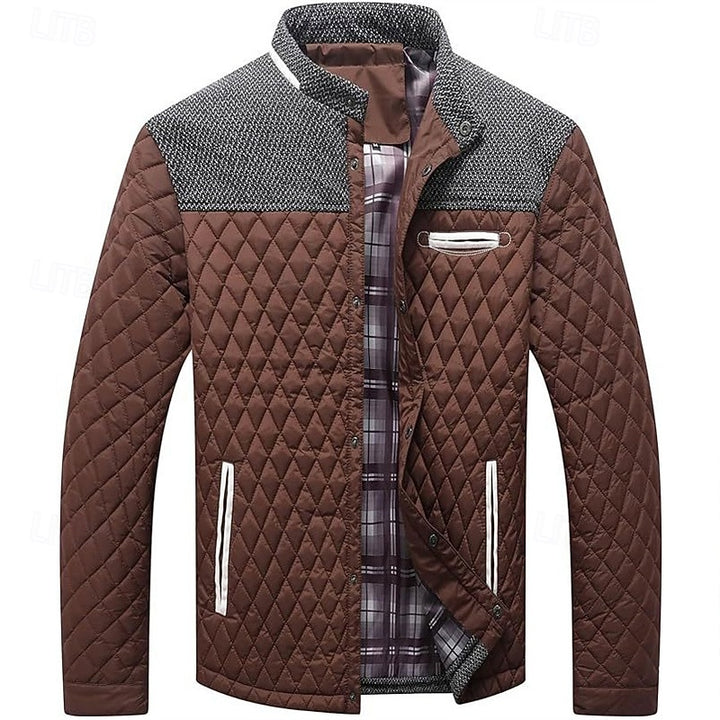 Gareth | Quilted Stand-Collar Jacket
