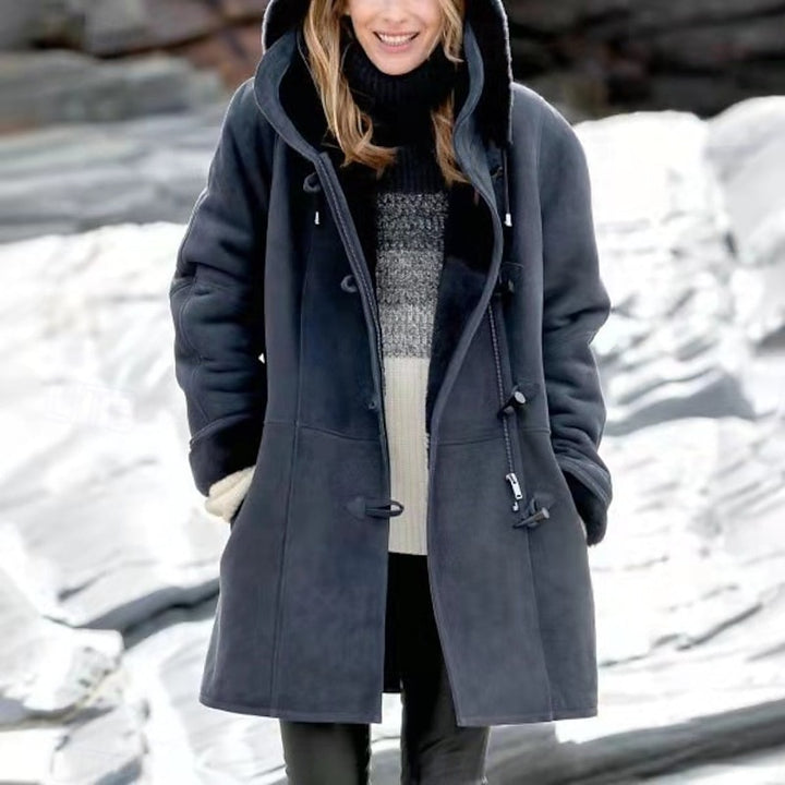 Tabitha | Cosy Hooded Toggle Coat