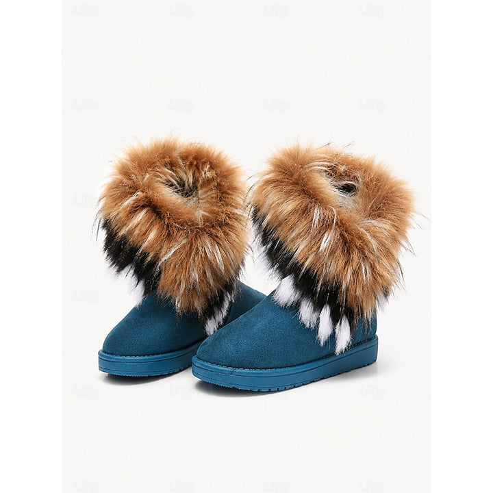 Marissa | Cosy Round-Toe Snow Boots