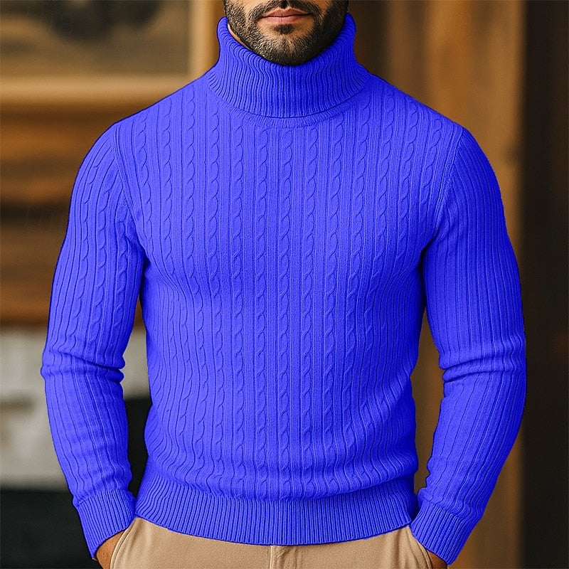 Bennett | Cable-Knit Turtleneck Jumper