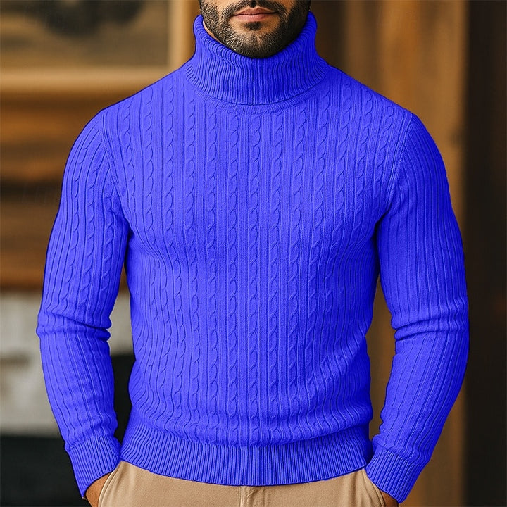 Bennett | Cable-Knit Turtleneck Jumper