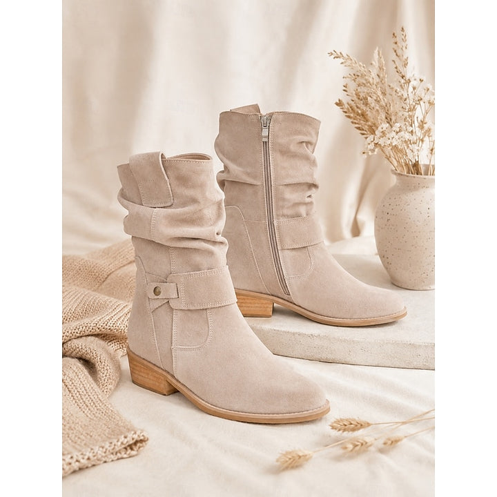 Tamsin | Slouchy Buckle Ankle Boots