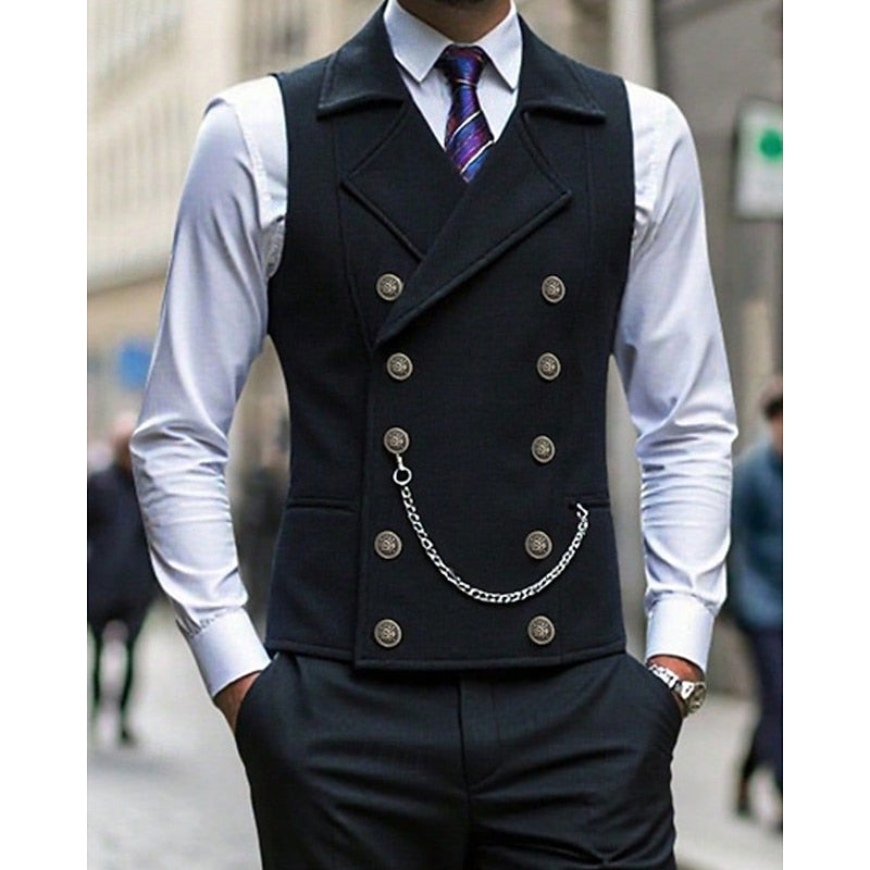 Ambrose | Double-Breasted Lapel Waistcoat