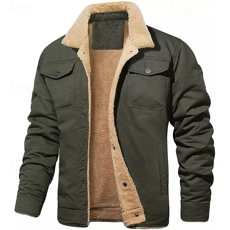 Grayson | Fleece-Lined Utility Jacket