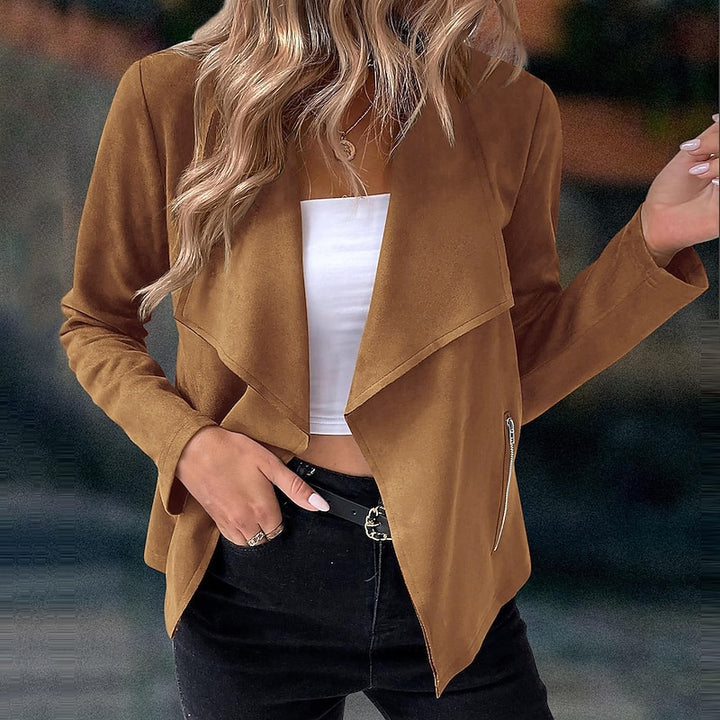 Barbara | Draped Waterfall Jacket