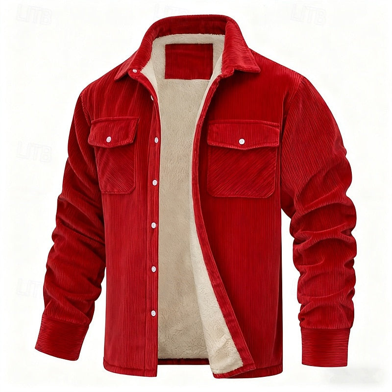 Garrett | Rugged Textured Overshirt Jacket