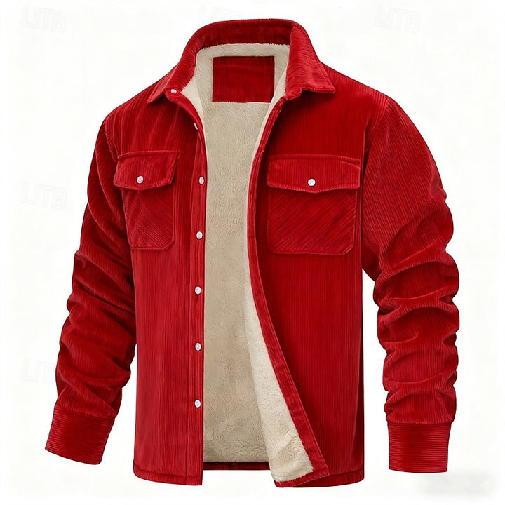 Garrett | Rugged Textured Overshirt Jacket