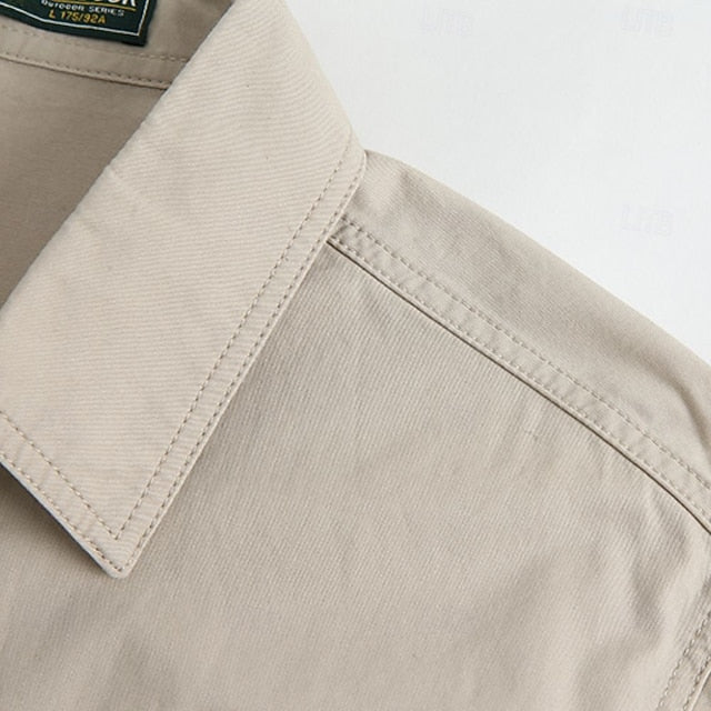 Gideon | Utility Pocket Long Sleeve Shirt