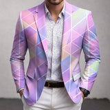 Reid | Geometric Print Blazer