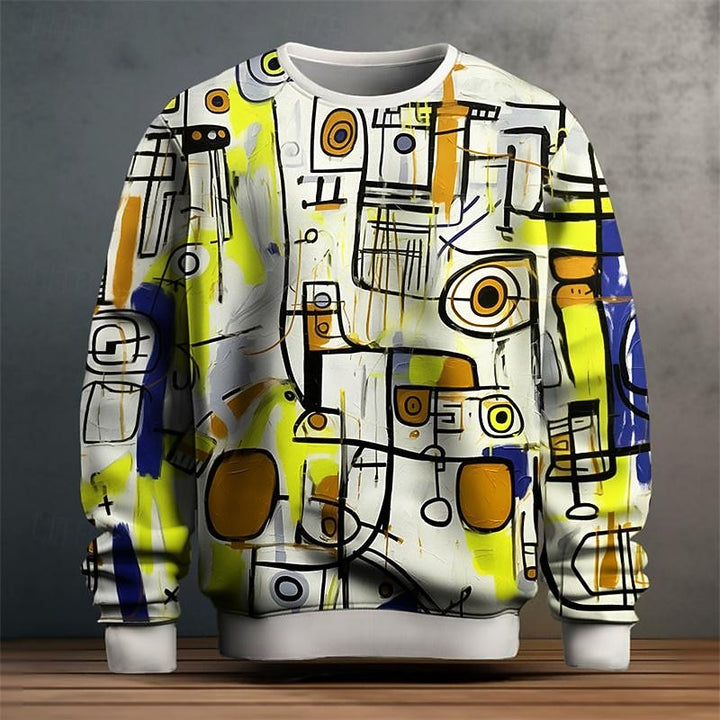 Julian | Artful Print Sweatshirt