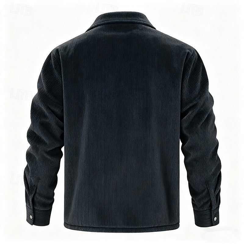 Garrett | Rugged Textured Overshirt Jacket