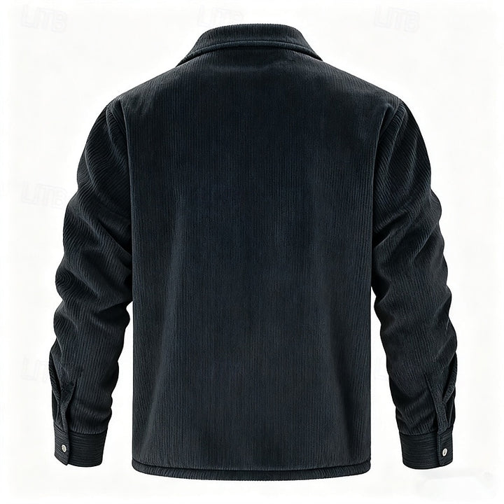 Garrett | Rugged Textured Overshirt Jacket