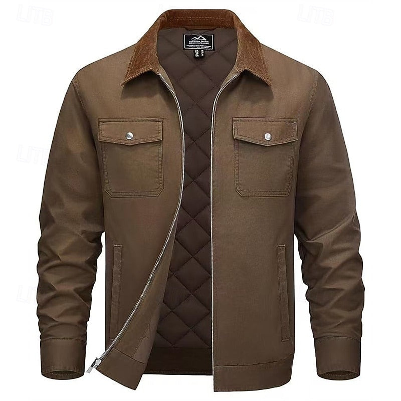 Marshall | Rugged Contrast-Collar Jacket